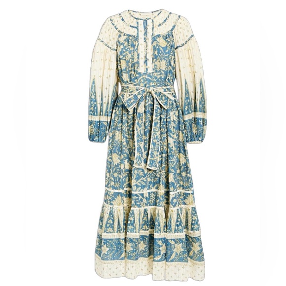 Ulla Johnson Kemala Belted Cotton Voile Dress - Picture 3 of 5